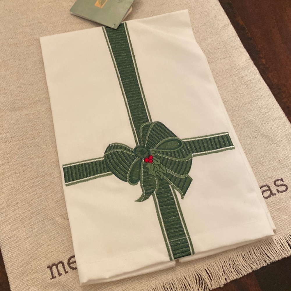 Christmas tea towel